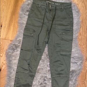 American eagle high waist cargo pants